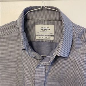 Charles Tyrwhitt 16/36 shirt non-iron slim fit